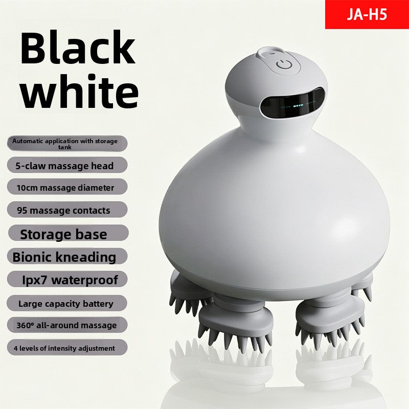 Renuvo Red Light EMS Scalp Massager — 5-Claw Electric Head Massager for Scalp Care & Therapy